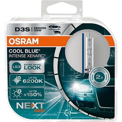 OSRAM XENARC COOL BLUE INTENSE NEXTGEN D3S +150% XENON 2KS/BALEÍ OSRAM 66340CBN-HCB
