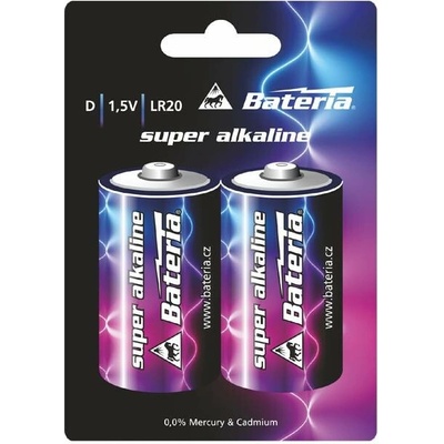 BATERIA Super Alkaline LR20, 1,5 V 2 ks 120026