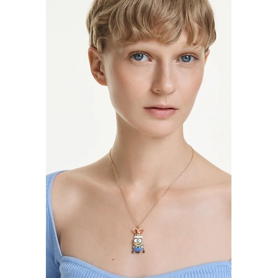 Swarovski колие с висулка дамско от позлатен модел с кристал Swarovski MINIONS (5743385)