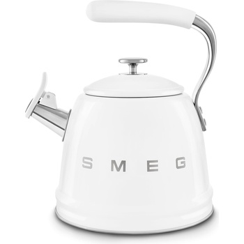 Smeg Чайник със свирка 50's Style бял (WKF01WH.)
