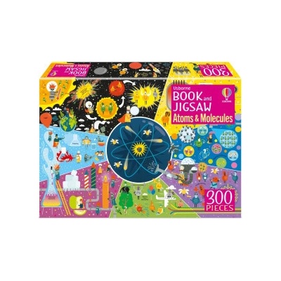 Usborne Book and Jigsaw Atoms and Molecules