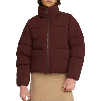 Selfhood Дамско зимно яке Selfhood Women's Short Puffer Winter jacket - Burgundy (104-4058-0414)