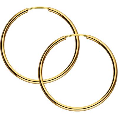 Zlaton Náušnice kruhy žluté zlato 3.5cm 2.25g 000210205257