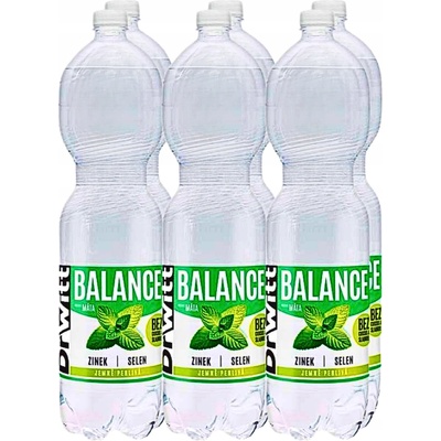 DrWitt Balance Máta jemně perlivá 6 x 1,5 l
