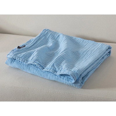 XPOSE Mušelínové pleny Premium světle modré 30x30 cm Mušelín 3ks