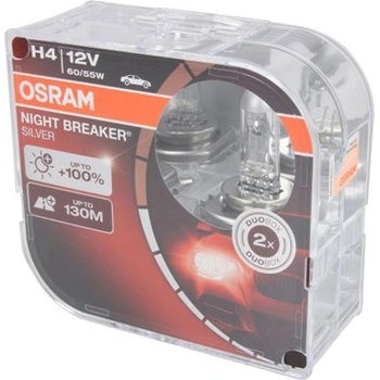 Image 1 of OSRAM Крушка OSRAM H4, 12V, 60/55W, 1650/1000lm, 2 броя