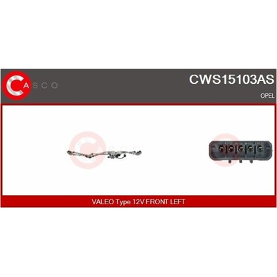 Systém čistenia skiel CASCO Brand New HQ CWS15103AS