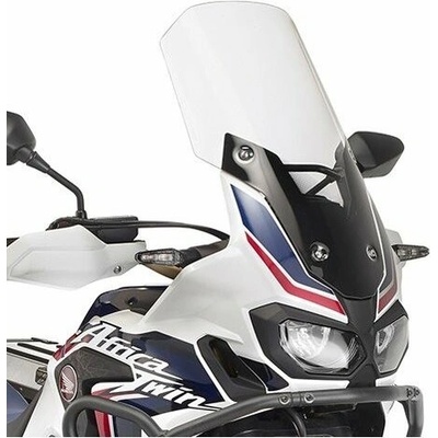 Kappa KD1144ST přední plexi, čiré 60 x 35 cm (výška x šířka) HONDA CRF1000L Africa Twin (16-17), HONDA CRF1000L Africa Twin (18-19), HONDA CRF1000L Africa Twin Adventure Sports (18-19)