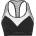 KORAL Emblem Bra - Black White