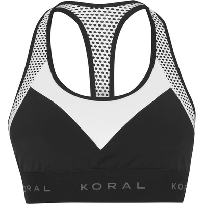 KORAL Emblem Bra - Black White