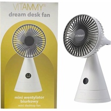 VITAMMY VITAMMY Dream desk fan, USB mini stolný ventilátor, šedý