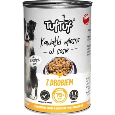 Tuf Tuf Meaty chunks with poultry 1250 g