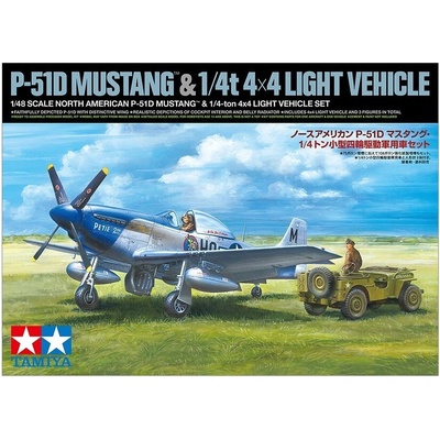Tamiya P-51D & 4x4 LV 1:48