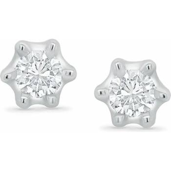 Eppi Náušnice s výberom karátovej váhy lab-grown diamantov Sezane E41737