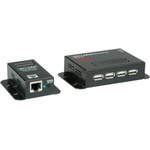 Roline 12.04. 1101 : : USB 2.0 екстендър, RJ-45, PoC, 4x USB, макс. 50.0 м (12.04.1101)