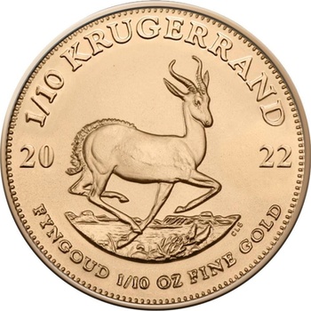 South African Mint Zlatá minca Krugerrand 1/10 oz