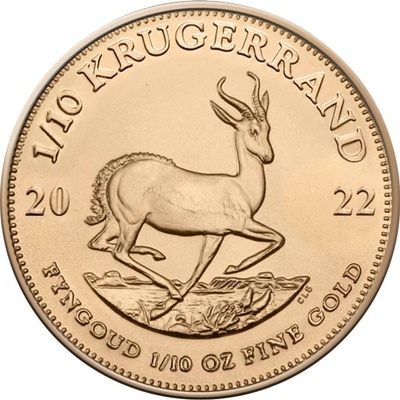 South African Mint Zlatá minca Krugerrand 1/10 oz