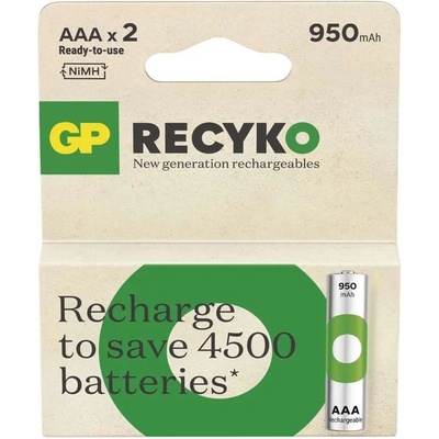 GP AAA ReCyko 950 mAh 2 ks 1032122090
