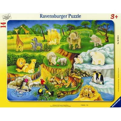 Ravensburger ZOO rámové 14 dílků