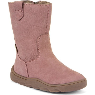 Froddo dívčí zimní barefoot kozačky ZERU TEX BOOT G3160242-3 růžová