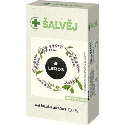 Leros Šalvěj bylinný čaj 20 x 1,5 g
