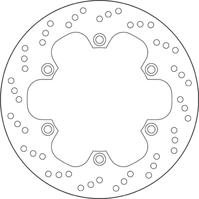 Predný brzdový kotúč Brembo DAELIM 125 ROADWIN FI 2011 - 2012
