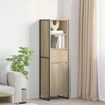 vidaXL Шкаф за книги Сонома 43 x 36 x 150.5 см Инженерно дърво (886625)