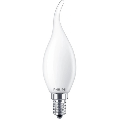 Philips LED žiarovka Flame E14 BA35 2,2W = 25W 250lm 2700K Teplé vlákno Mlieko