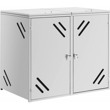 Uniprodo box na odpadky 2 x 240 l -vetracie otvory UNI WBC 14