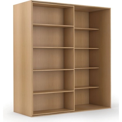 B2B Partner Dvouřadá posuvná knihovna DOUBLE buk 1800x700x2000 mm