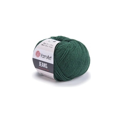 YarnArt Jeans 92 - tmavě zelená