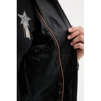 BOSS Orange Кожено яке BOSS Orange в черно преходен модел 50545625 (50545625)