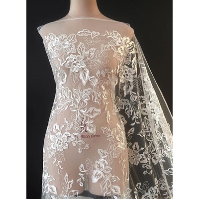 Čipka (LDR-106) Off-white (Mléčno biela) (#1)