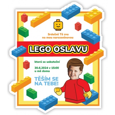 Personal Personalizované pozvánky Lego
