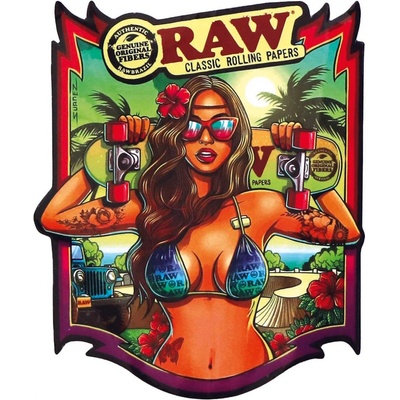 Samolepka RAW Brazil – Zboží Dáma