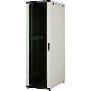 Lande Свободно стоящ комуникационен шкаф Lande CK 36U 19 (600x1000 mm), стъклена врата, Бял | LN-CK36U6010-LG (LN-CK36U6010-LG)