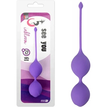 Image 1 of Топчета за естествен интимен масаж, 29мм. - See you in Bloom Purple (SEEYOU0040)