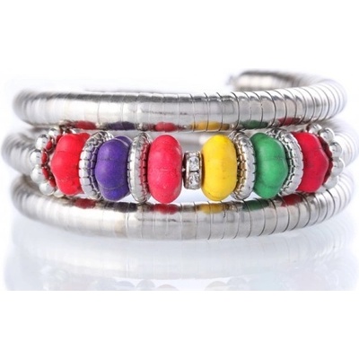 Prosperk náramek s barevnými korálky S0410