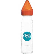 dBb Remond sklenená cumlík silikón Orange 240 ml
