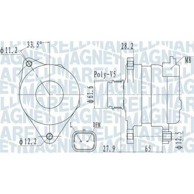 generátor MAGNETI MARELLI 063732016010