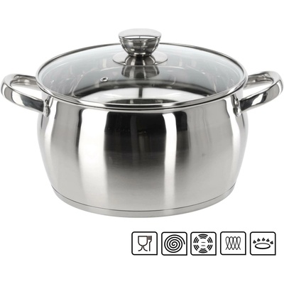marka niezdefiniowana NEREZOVÝ HRNEC S POKLICEM 5 L 24 CM BELLY *3394