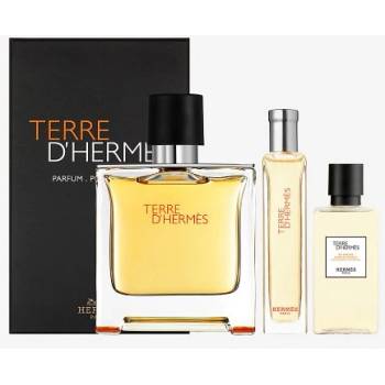 Hermès Terre D'Hermes - Подаръчен комплект за мъже: 100 мл тоалетна вода + 12', 5мл тоалетна вода + 40 мл лосион за след бръснене