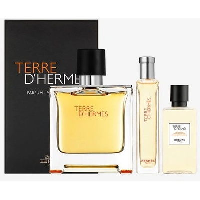 Hermès Terre D'Hermes - Подаръчен комплект за мъже: 100 мл тоалетна вода + 12', 5мл тоалетна вода + 40 мл лосион за след бръснене