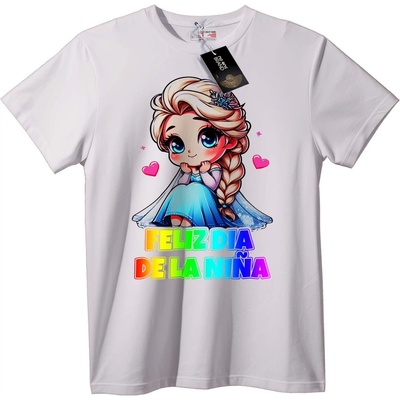 NOONEBRAND Тениска Честит Ден на момичето Чиби - XXS, Black
