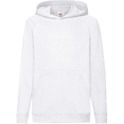 Fruit of the Loom Detská Mikina s kapucňou 62-009-0 White