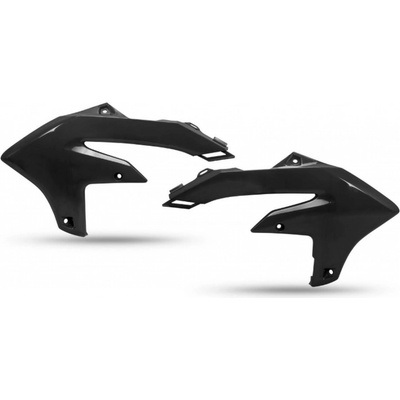 UFO kryty chladiče YAMAHA YZF 450 23-25, YZF 250 24-25, barva černá