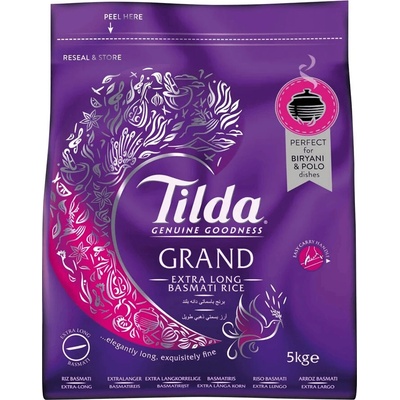 Tilda Grand Extra Long Basmati Rice 5 kg