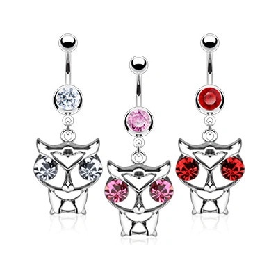 Marre piercing do pupíku sova HWNAL11640