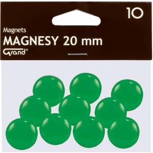 KW Trade Magnet 20mm green 10pcs GRAND