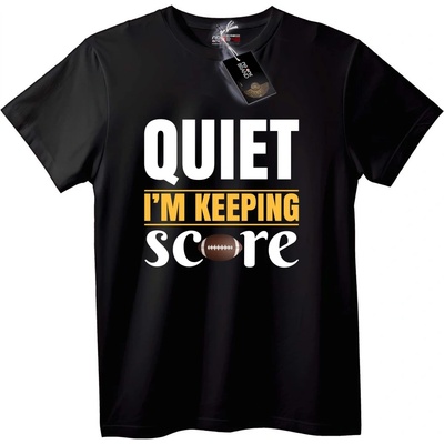 NOONEBRAND Тениска Тихо, Броя Точки - 6XL, Black